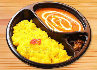 ガンダァーラ刈谷店 サフランライスとバターチキンカレー弁当