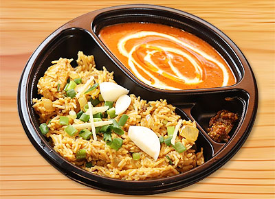 ガンダァーラ刈谷店 スパイシーライスとバターチキンカレー弁当